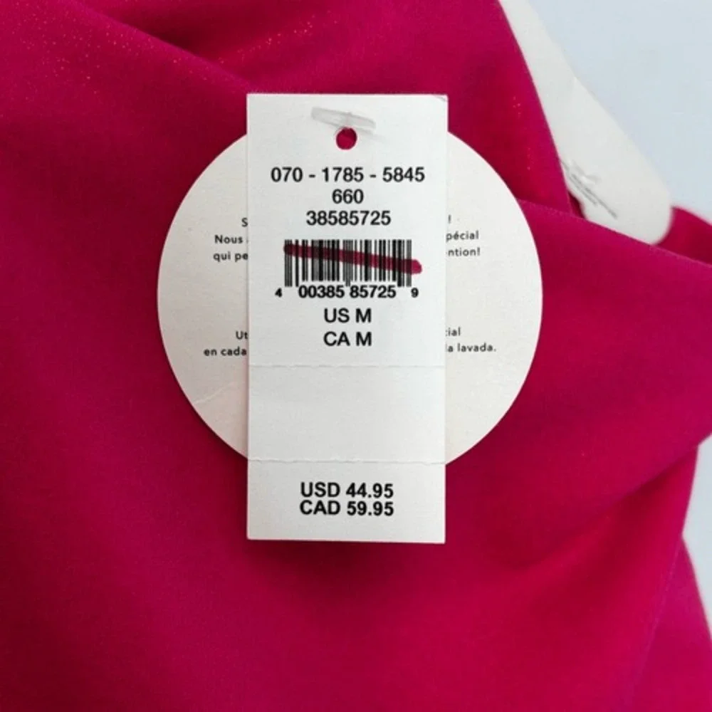 OFFLINE By Aerie Real Me Liquid‎ Shine High Waist Crop Legging Pink Size Medium